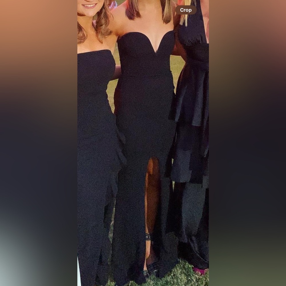 Nookie Black Strapless Dress
